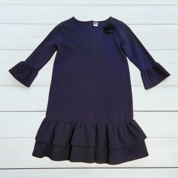 Janie and Jack Ruffle Sleeve Dress Size 8 - Picture 1 of 5